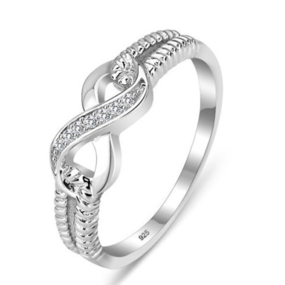 Ring - 925 Sterling Infinity - Picture 2 of 5